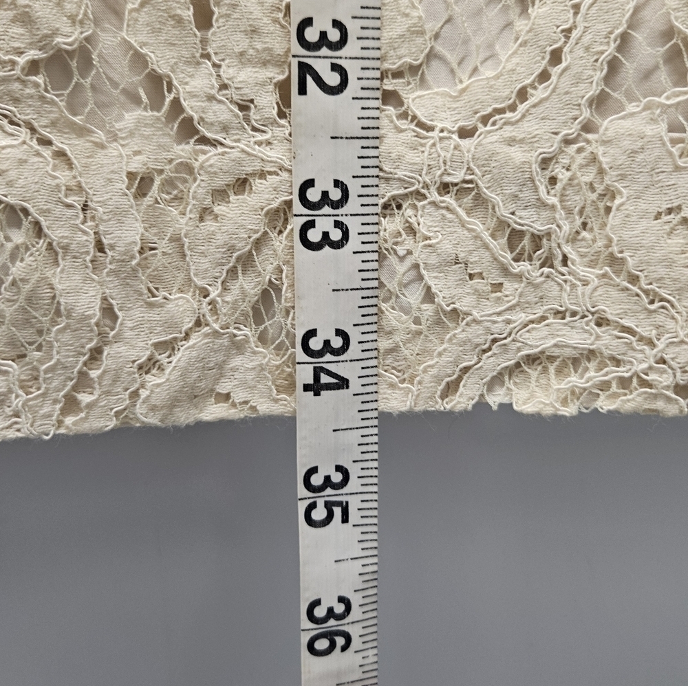 0001 J. Crew Natalia Lace Dress A9022 Cream Bridal Wedding Formal Office Size 2 - Picture 15 of 15